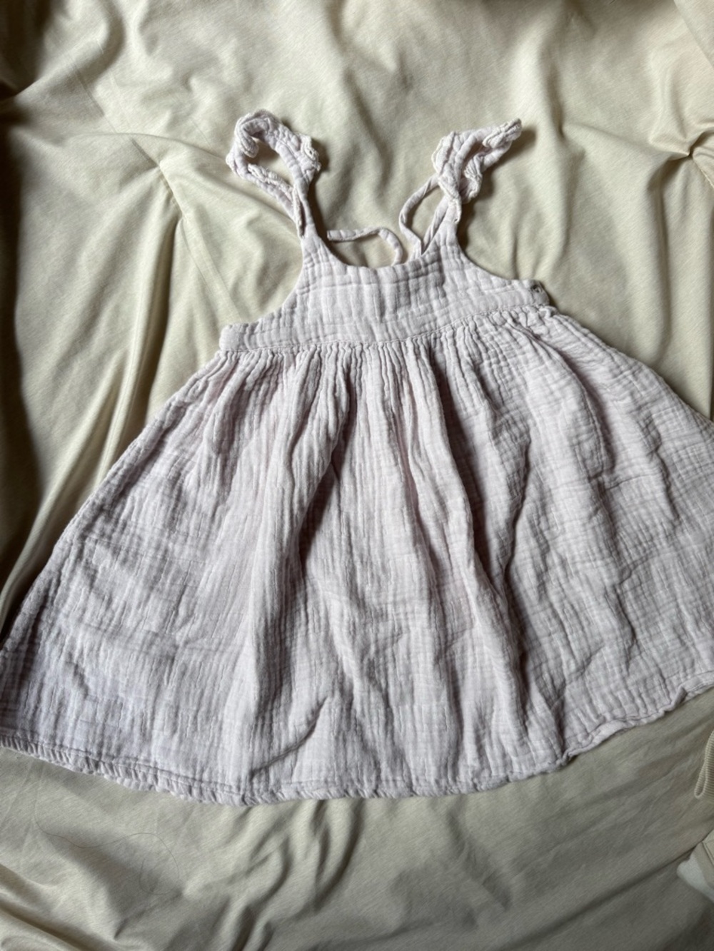 Jamie Kay Light Mauve/Pale Pink Gauze Sundress